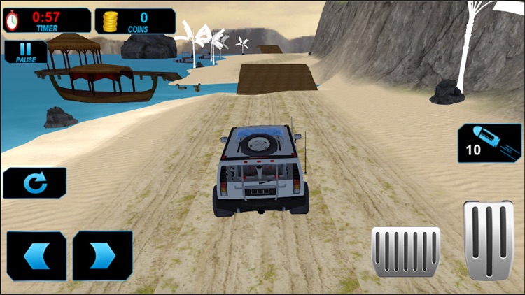 Xtreme Beach Stunt: Offroad Hummer Track