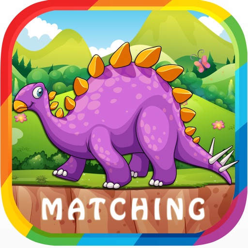 Zoo Dinosaur Matching Magic Toddler Puzzle Game HD Icon