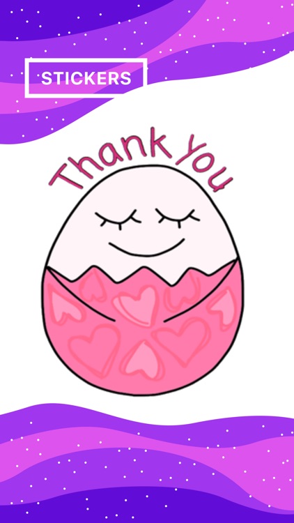 Happy Bunny Egg Stickers for Easter Day