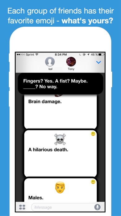 How to cancel & delete Emoji Against Humanity - Card Game for iMessage from iphone & ipad 4