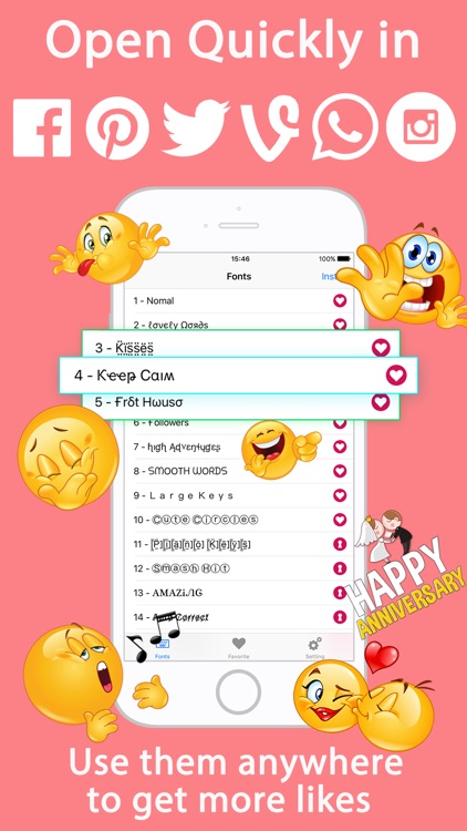 Font Keyboards & Emoji Sexy Faces for Chat Texting