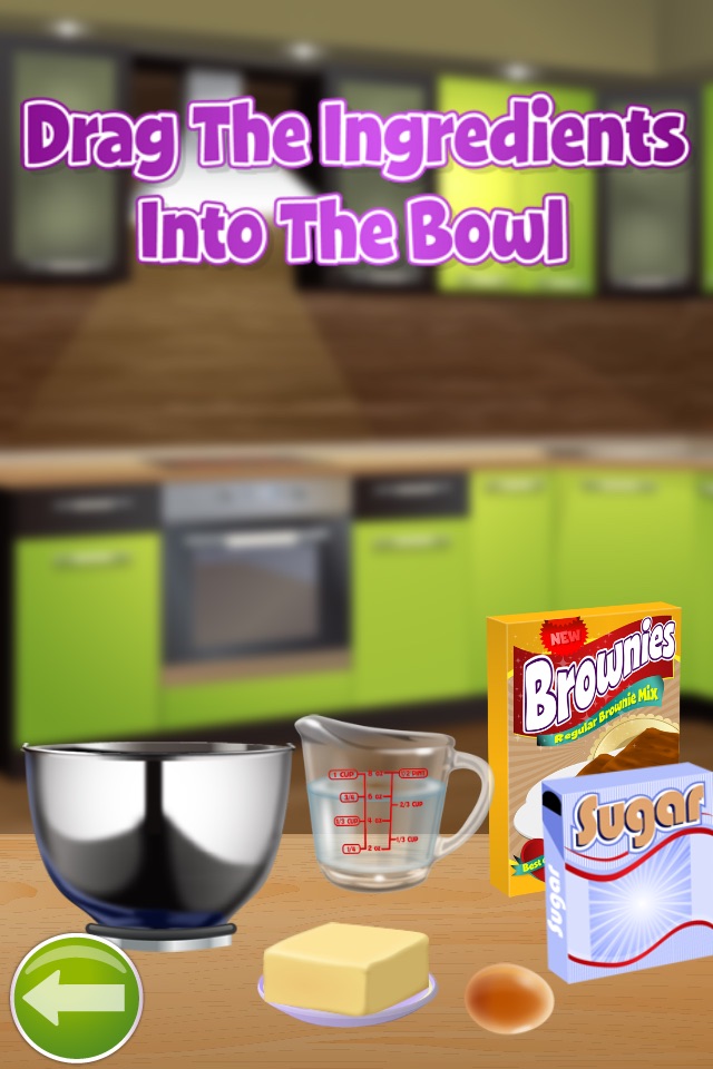 Brownie Maker - Kids Food & Cooking Salon Games screenshot 2
