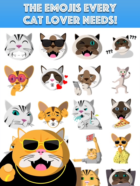 MeowMoji - Hilarious Cat Emojis & Stickers!のおすすめ画像1