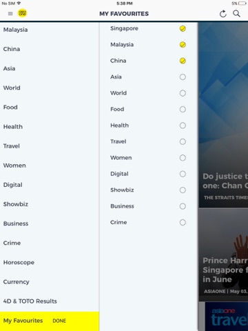 AsiaOne for iPad screenshot 3