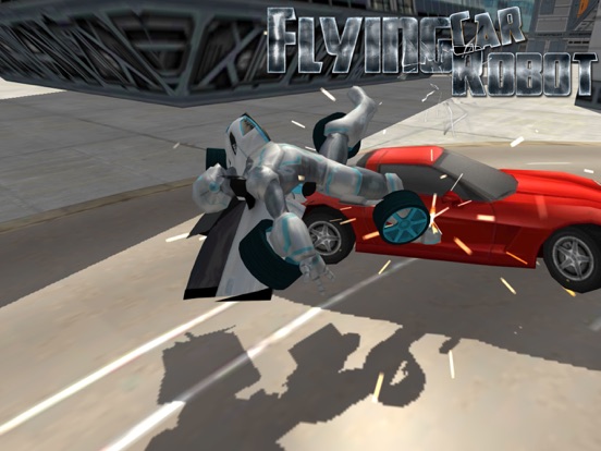 Скачать Flying Car Robot Flight Drive Simulator Game 2017