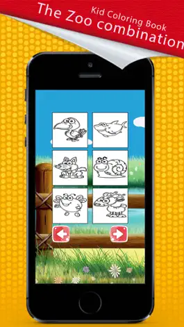 Game screenshot Animal Kid Coloring Book 5 apk