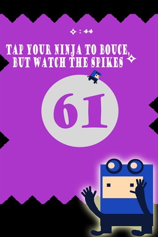 Bouncy Ninjas - Avoid The Deadly Spike! screenshot 2