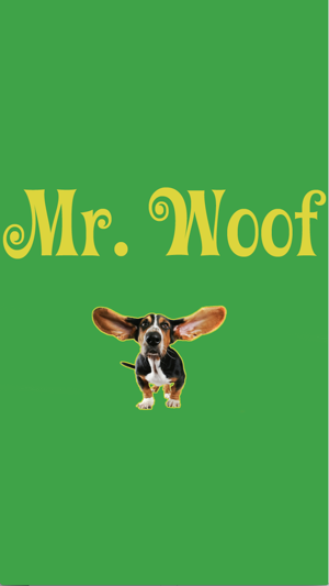 Mr. Woof - funny dog stickers