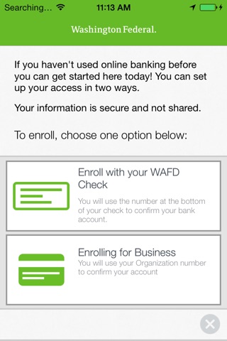 WaFd Bank screenshot 2