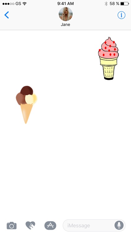 Ice Cream Seven Sticker Pack