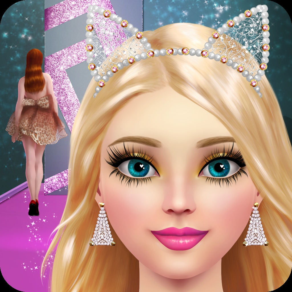 Top Model Makeover - Girls Makeup & Dress Up Games App Icon