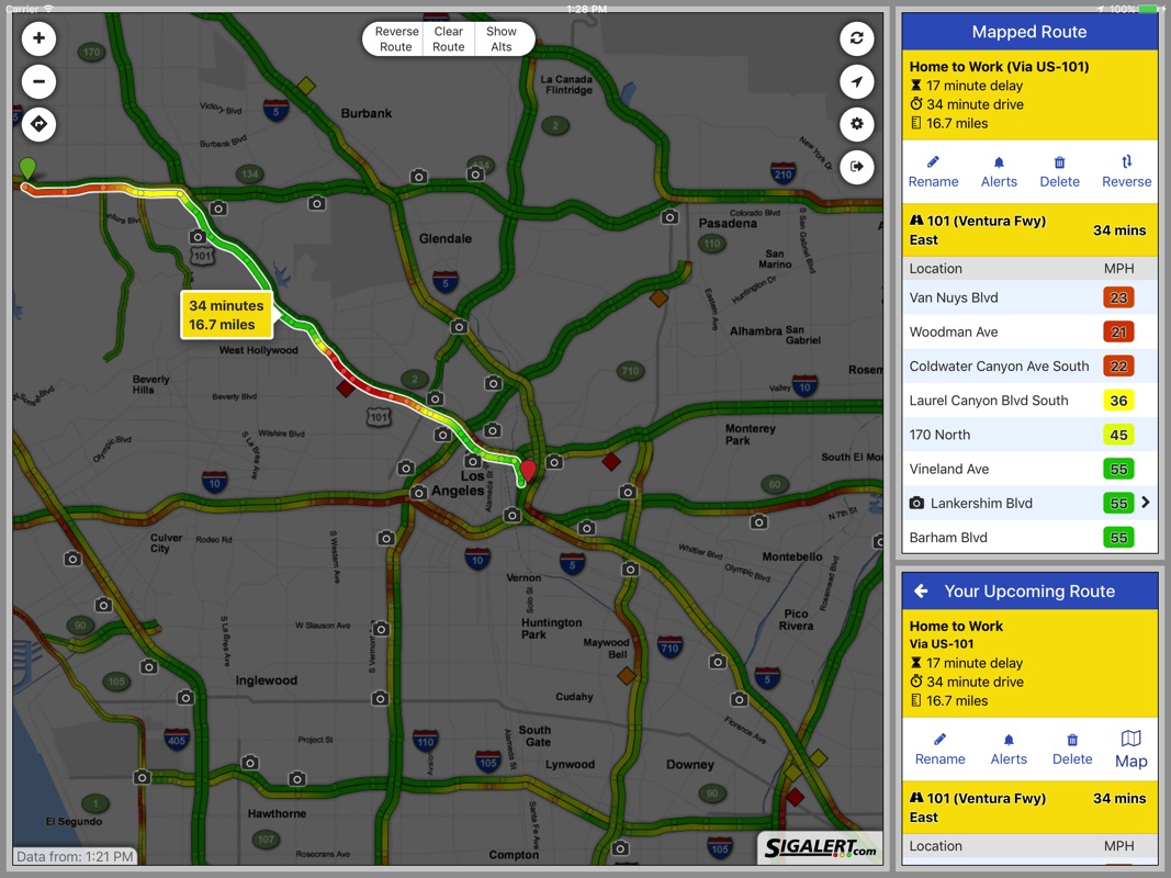 Sigalert Los Angeles Map - United States Map