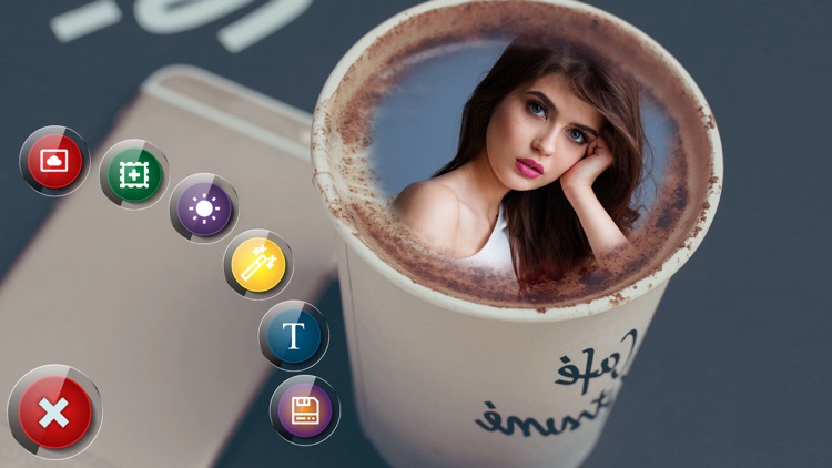 Coffee Cup Frames - Coffee Mug Photo Frame Editor