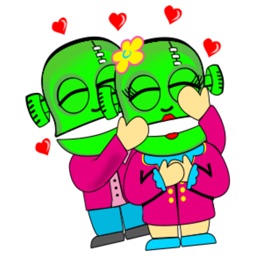 Romantic Robot stickers by Pendar