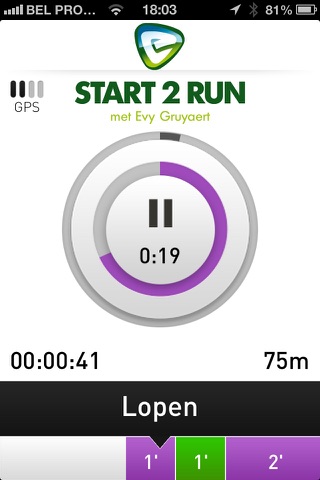 Start 2 Run - loop met Evy screenshot 2