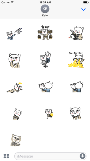 Animated The Pig-Knight Stickers For iMessage(圖1)-速報App