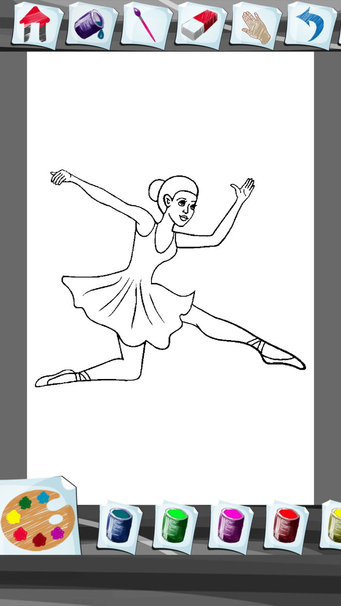 Ballet Coloring Book