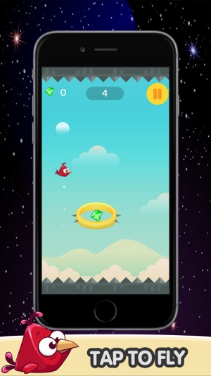 Red Bird Adventure - Tap to Fly(圖2)-速報App