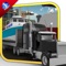 Boat Transporter Truck Driver – Seaport Officers are waiting for police boat to arrive in trucker