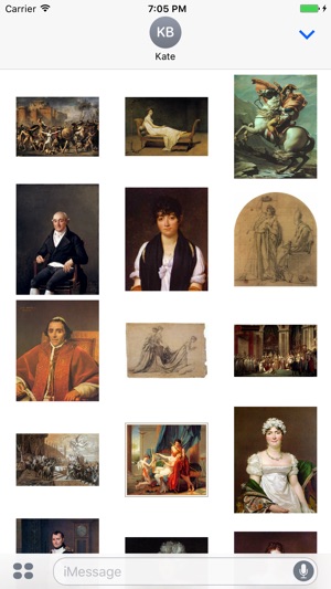 Jacques Louis David - Artworks Stickers(圖4)-速報App