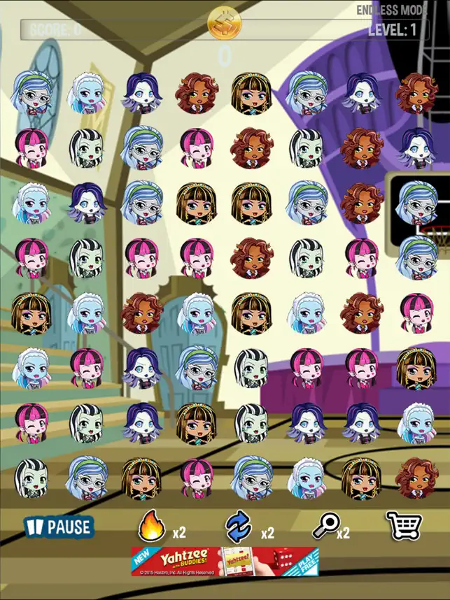 Captura de Pantalla 3 Monster Girls Match 3: Conectar las muñecas iphone