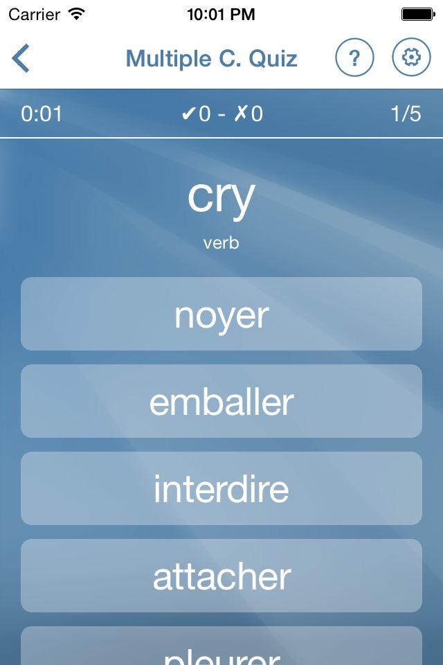Learn French Flashcards screenshot 4