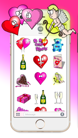 Grumpy Valentine's Stickers(圖3)-速報App