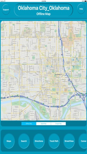 Oklahoma City Ok Offline City Maps with Navigation(圖1)-速報App