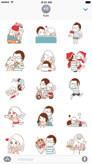 Lovely Couple - NHH Stickers(圖3)-速報App