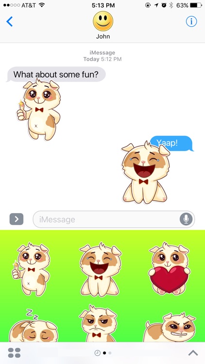 Cute and Happy Puppies Stickers