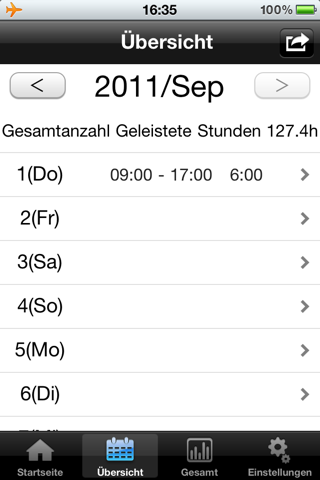 TimeSheet - IS - screenshot 3