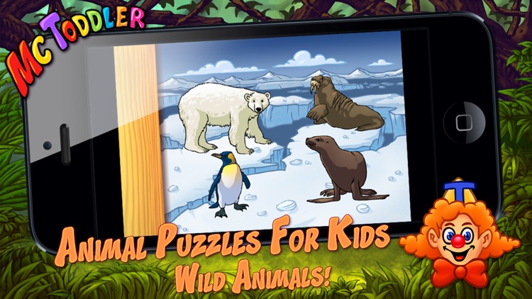 Free Wild Animal Puzzles for Kids and Toddlers