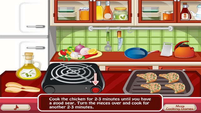 Cooking the First Chicken - girl games for kids(圖1)-速報App