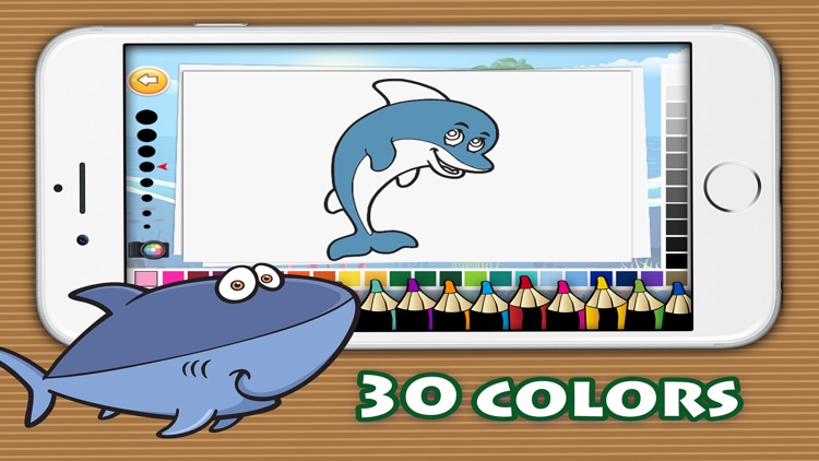 Sea animal children coloring book : Best 24 pages screenshot-4