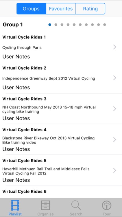 Virtual Cycle Rides