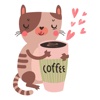 Cats and Coffee Sticker Pack