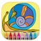 Coloring Page Snail Game For Kids Education