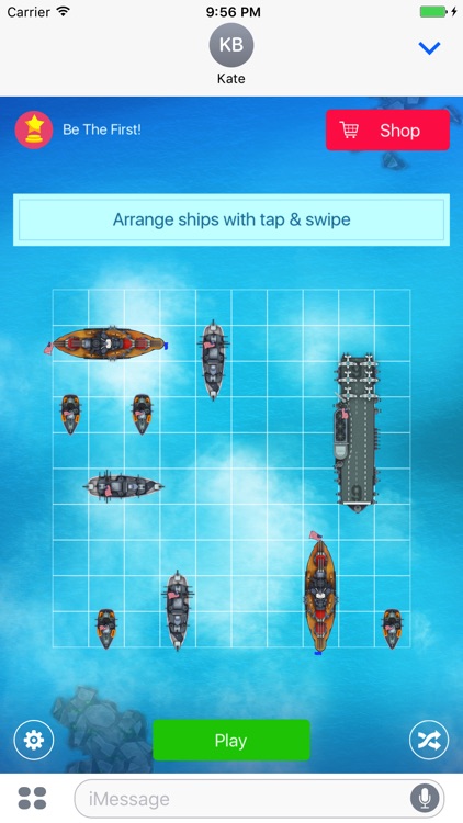 Battleship: play with friends in iMessage