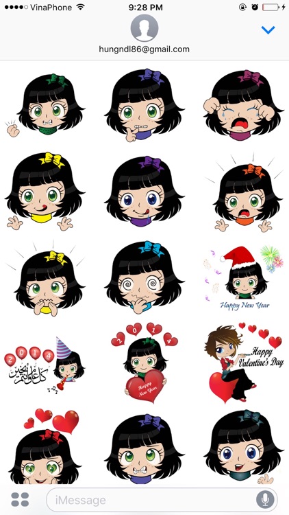 Girl Manga Emoticon