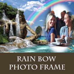 Rain Bow Photo Frame And Pic Collage