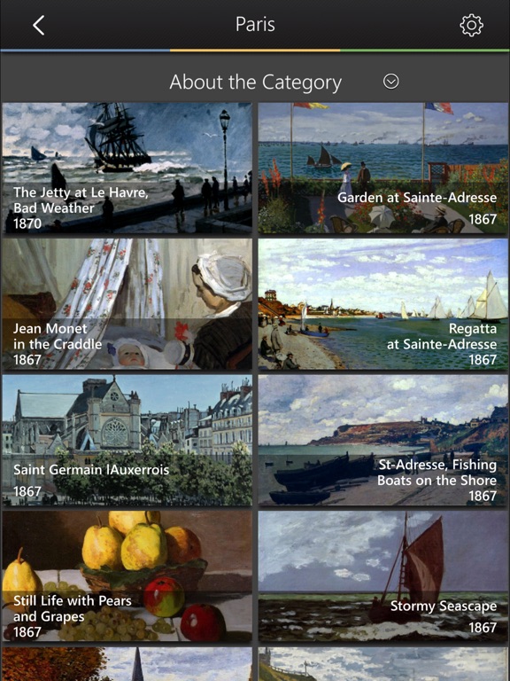 Claude Monet Art: Virtual Museum screenshot 3