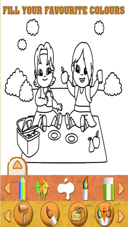 Picninc Kids Coloring Game Pro