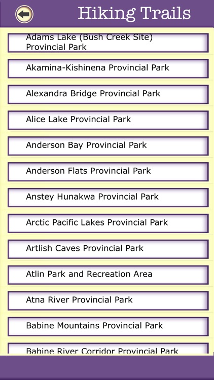 Canada Campgrounds & Hiking Trails,State Parks screenshot-3