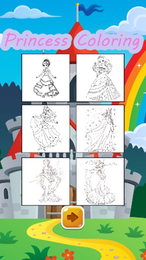 Princess Coloring Pages 1(圖3)-速報App