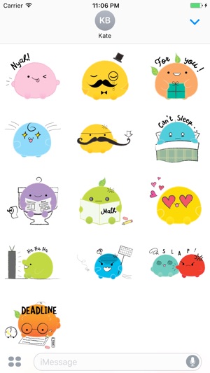 Momo The Cute Mochi Boy English Stickers(圖3)-速報App