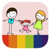 Family Coloring Book For Kids And Preschool