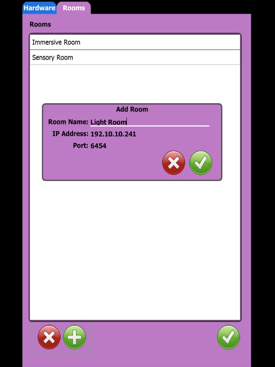 Integrex Room Control