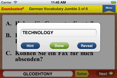 GCSE German Prep Flashcards Exambusters screenshot 4