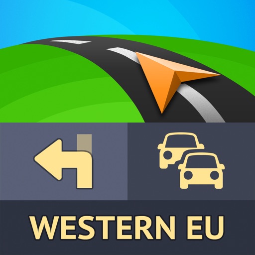 Sygic Western Europe: GPS Navigation, Offline Maps icon