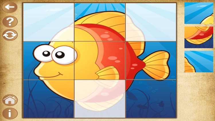 Marine Animals Puzzles  - Learning kids games